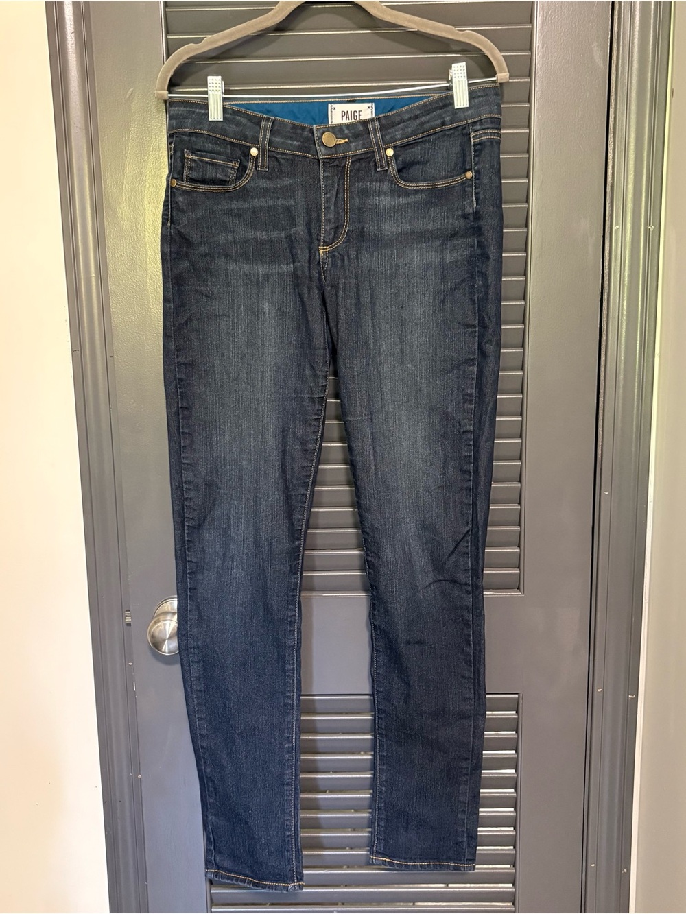 PAIGE Dark Indigo Skinny Jeans for Women